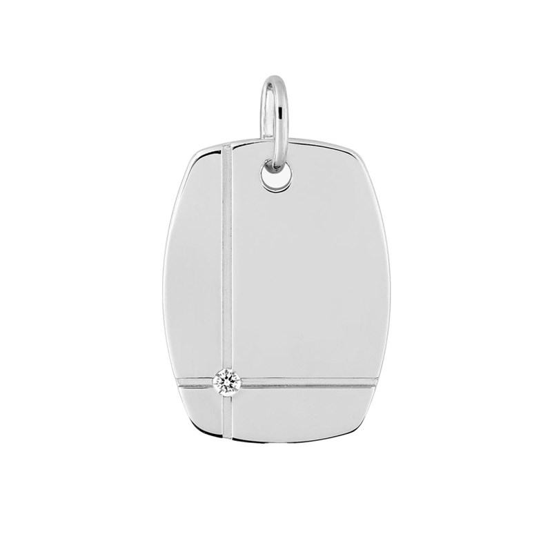 Pendentif femme - Oxyde de zirconium - Argent 925