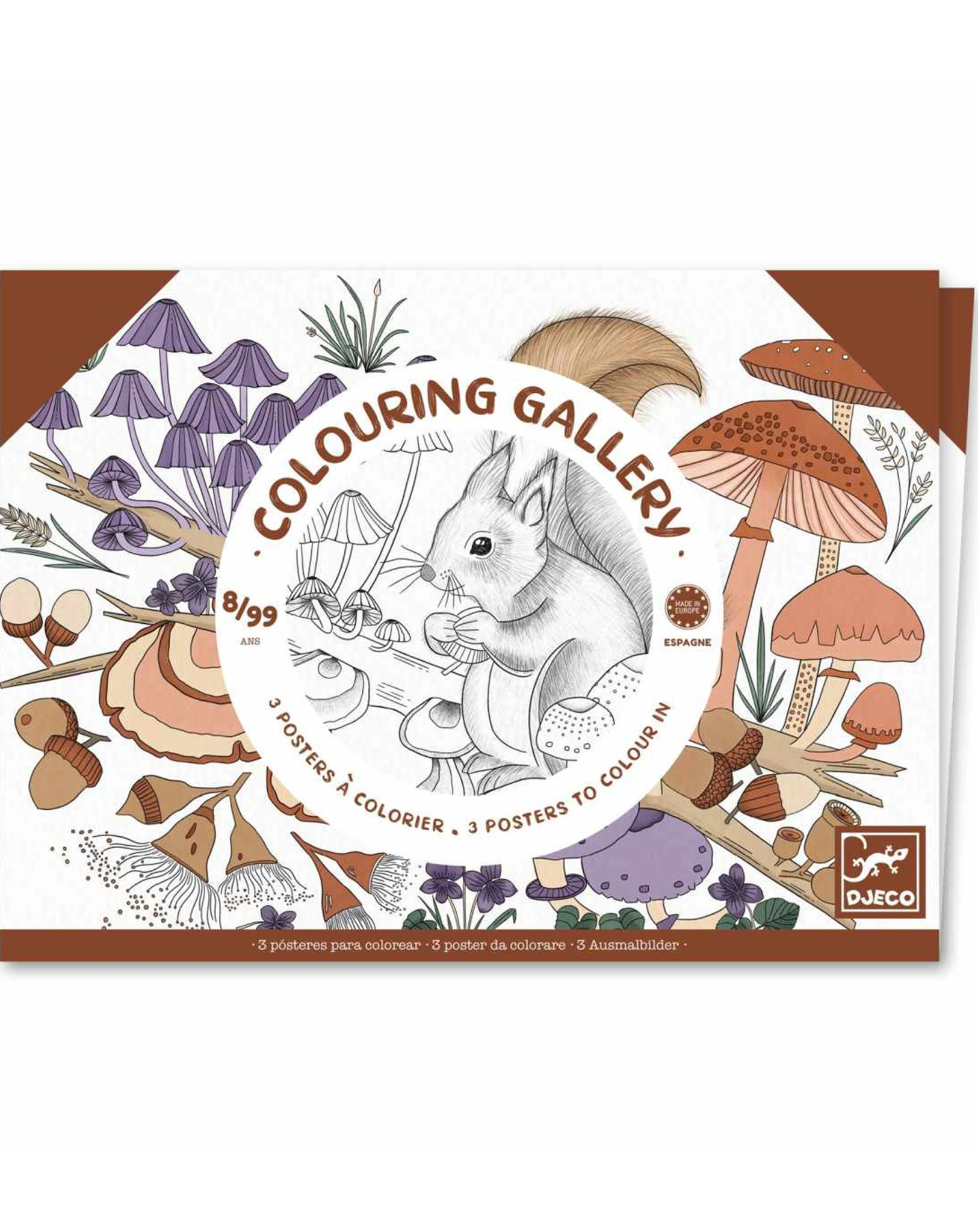 Ausmalposter XL NATUR (38x28cm)