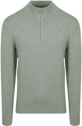 Profuomo Half Zip Pullover Luxury Basic Groen PPWJ10007E-Z kopen