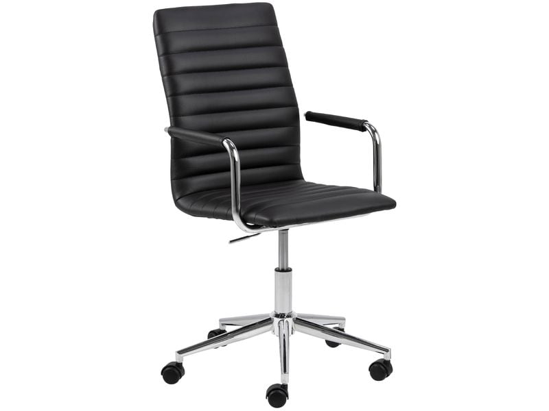 AC Design Bürostuhl Winslow, mit Polsterrücken und Armlehne Schreibtischstuhl im Leder look