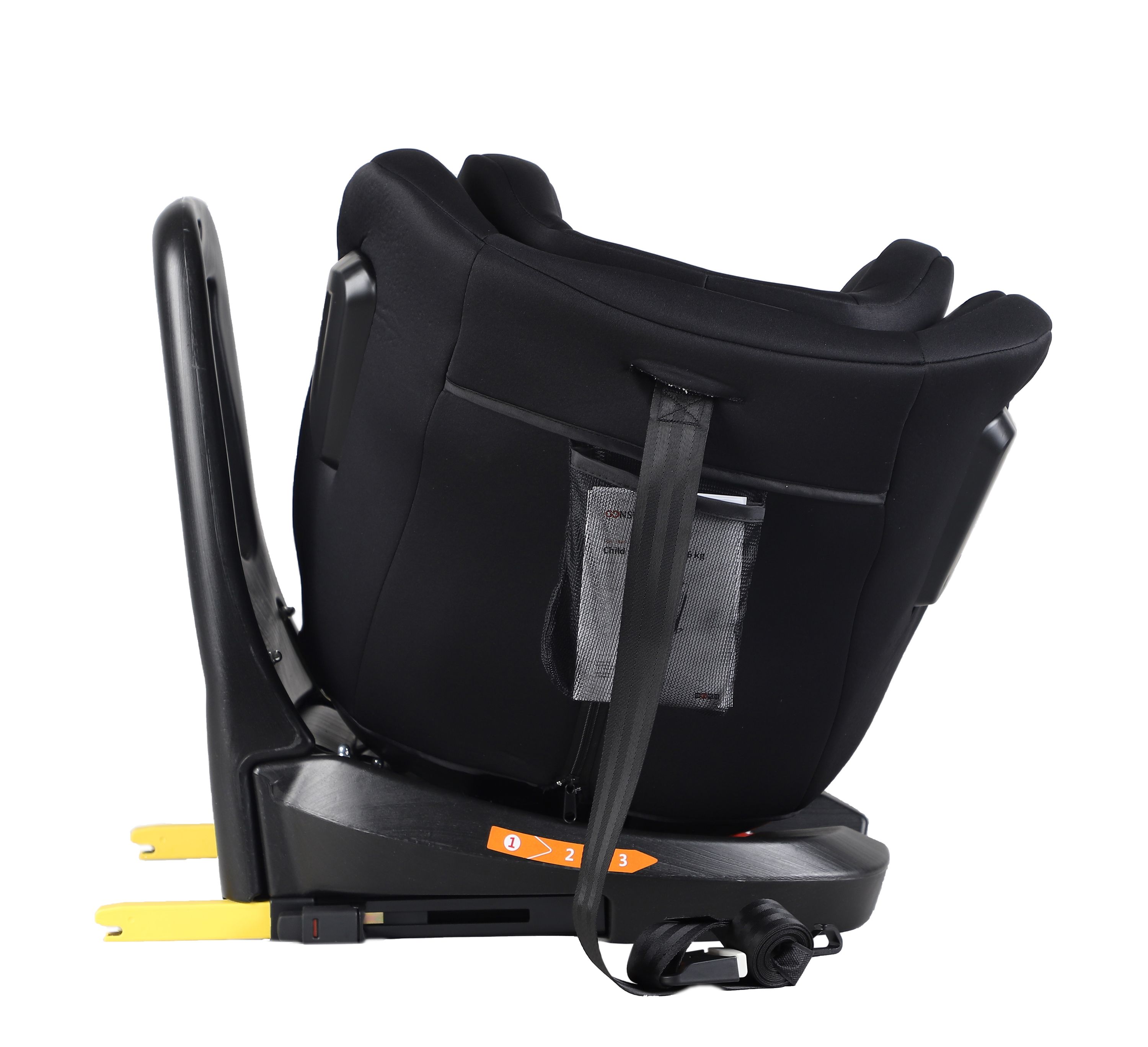 Kindersitz Auto 360° drehbar schwarz