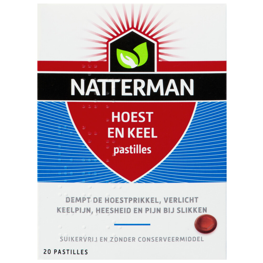 Natterman Hoest- en Keel 20 stuks