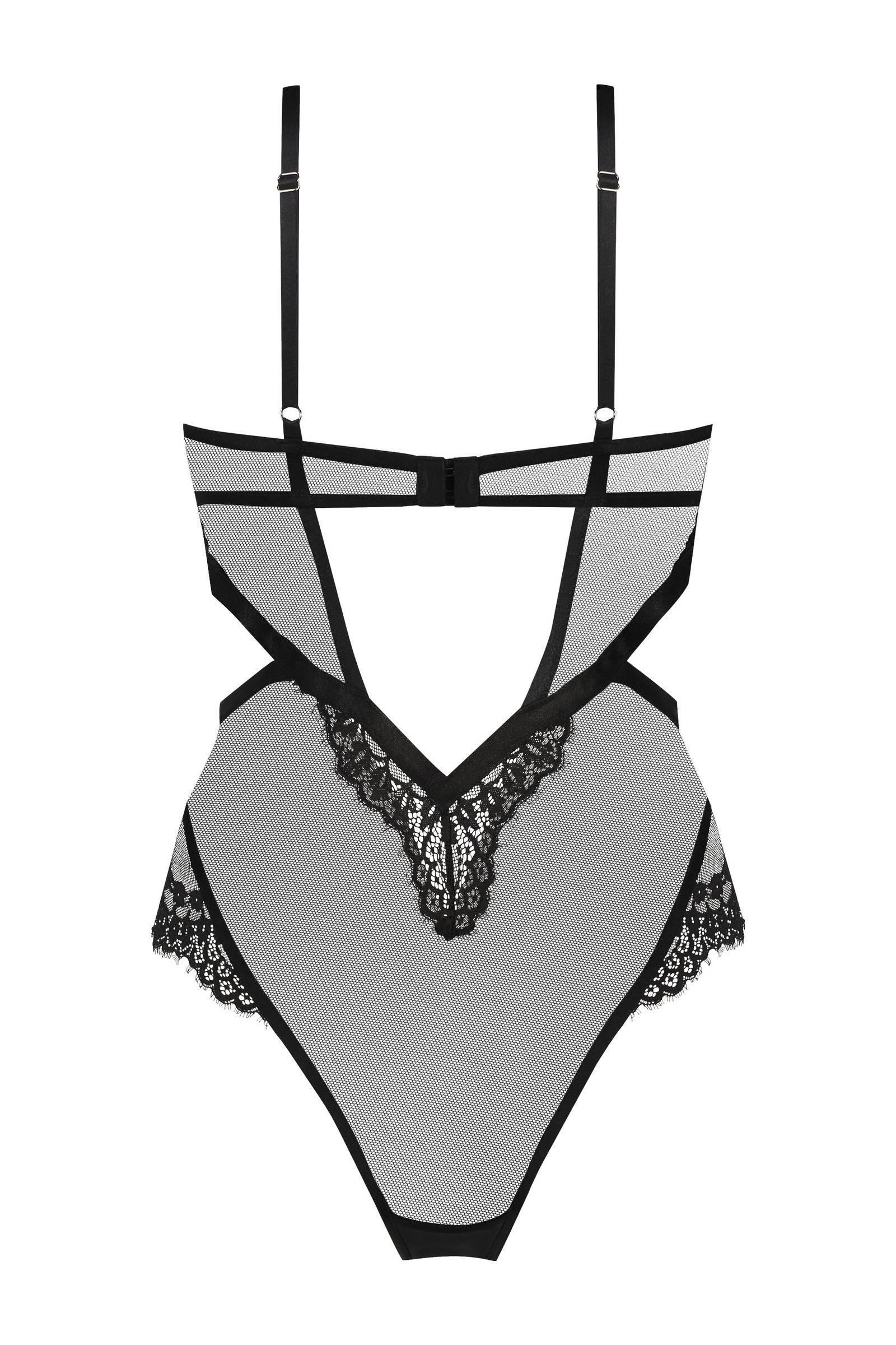 Hunkemöller body Daisy met beugel zwart