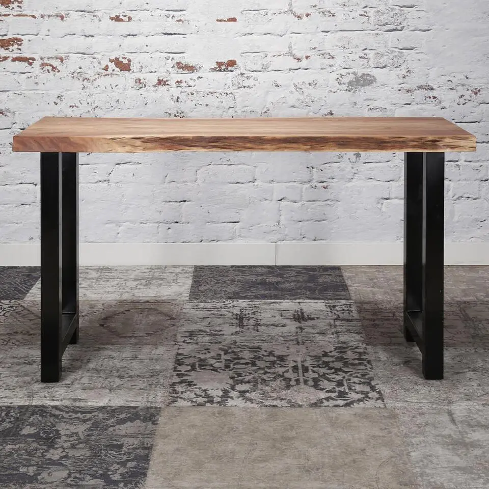 Bartafel Boomstam Acaciahout - Naturel - Rechthoek - 150cm