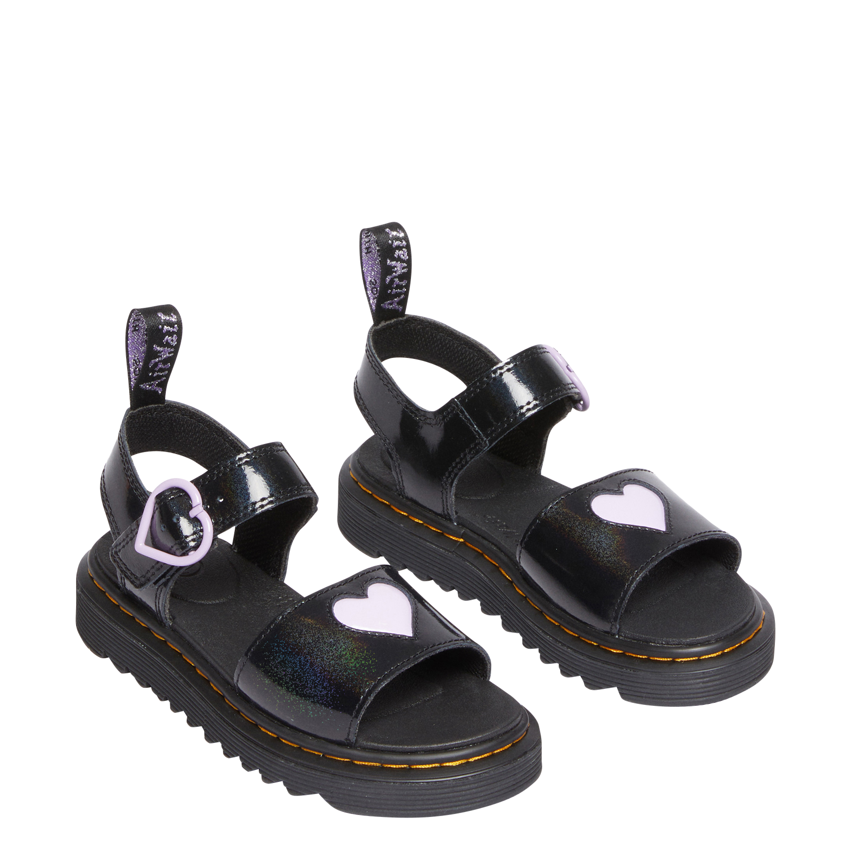 MARLOWE HEARTS J - Sandales en cuir | Noir
