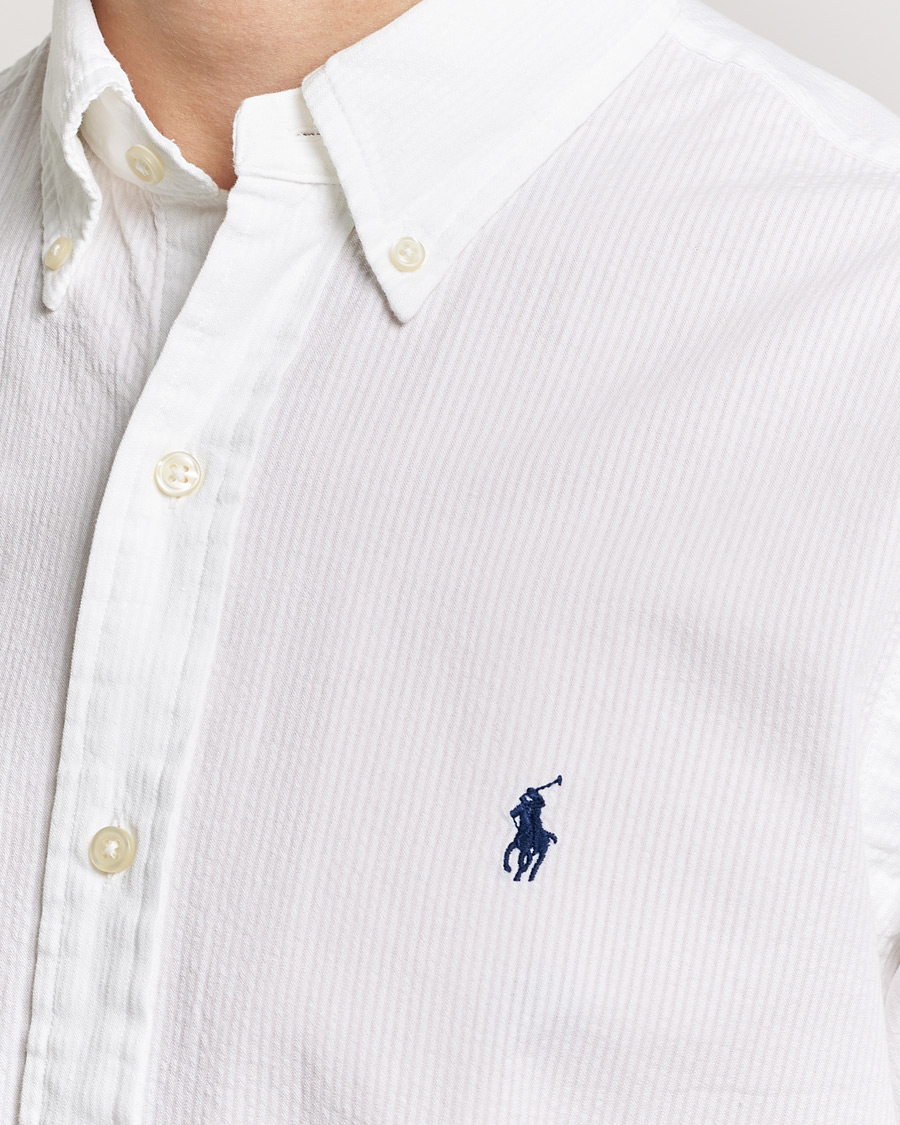 Polo Ralph Lauren Seersucker Short Sleeve Shirt White