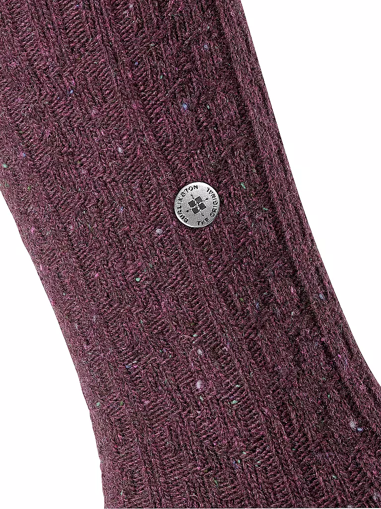 BURLINGTON Damen Socken TWEED TALES 36-41carbon merlot dunkelrot