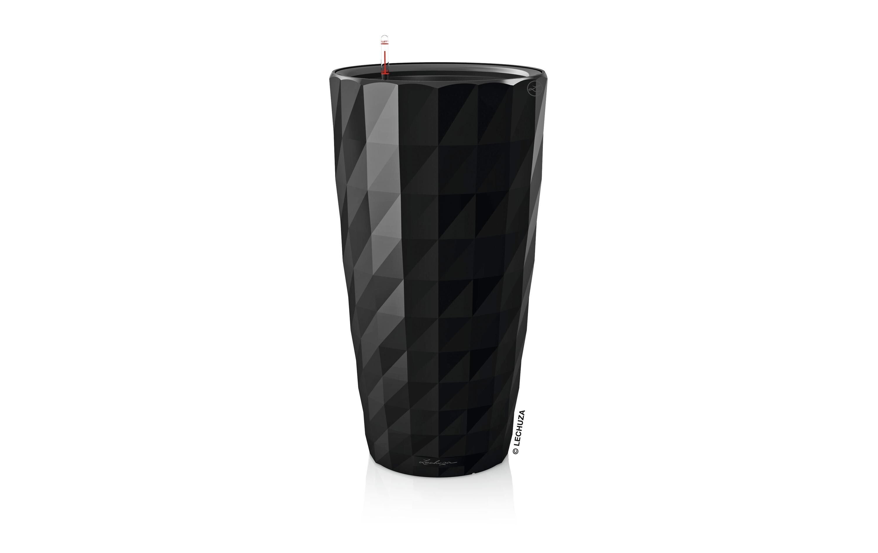 Blumentopf Diamante Premium 40, Schwarz<br>Pflanzentopf