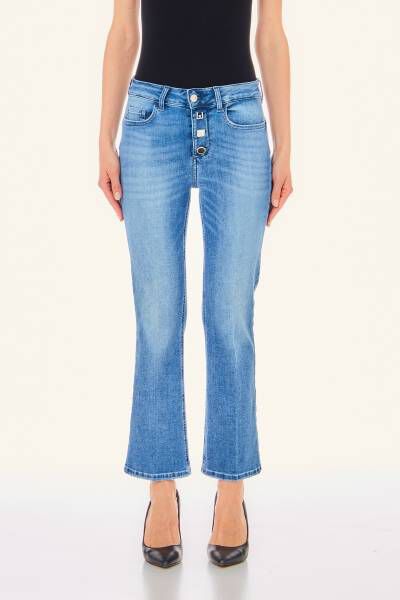 Liu Jo| Damen Jeans PRINCESS High Waist verkürzt