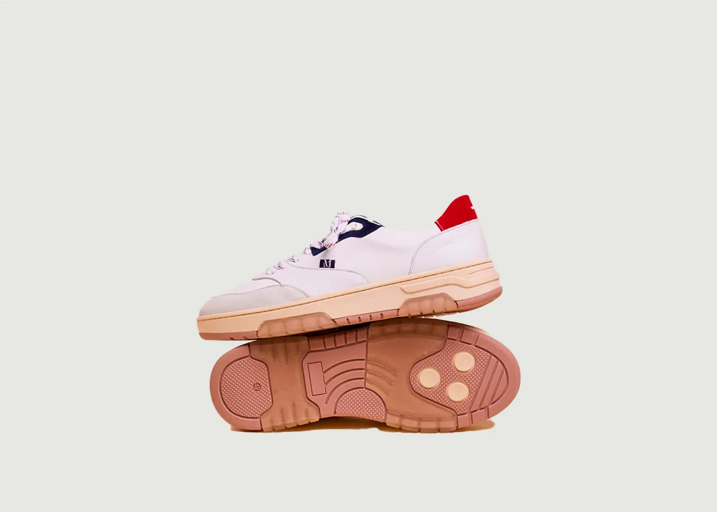 Baskets basses Albert M.Moustache