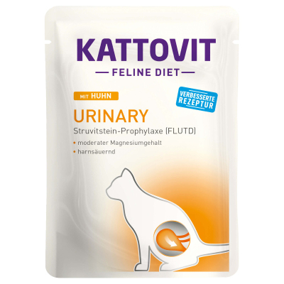 Kattovit Katzenfutter Urinary Huhn 24x85g