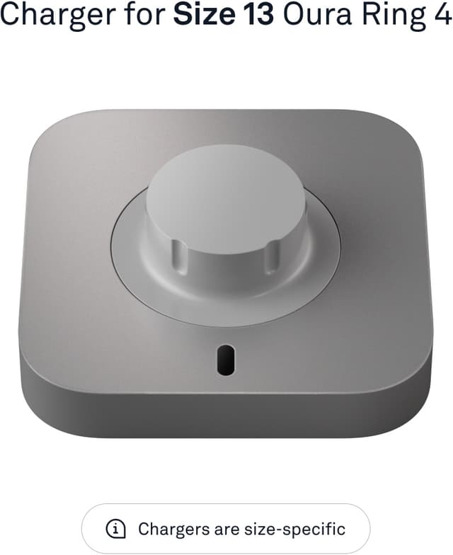 Oura Ring 4 oplader (størrelse 13)