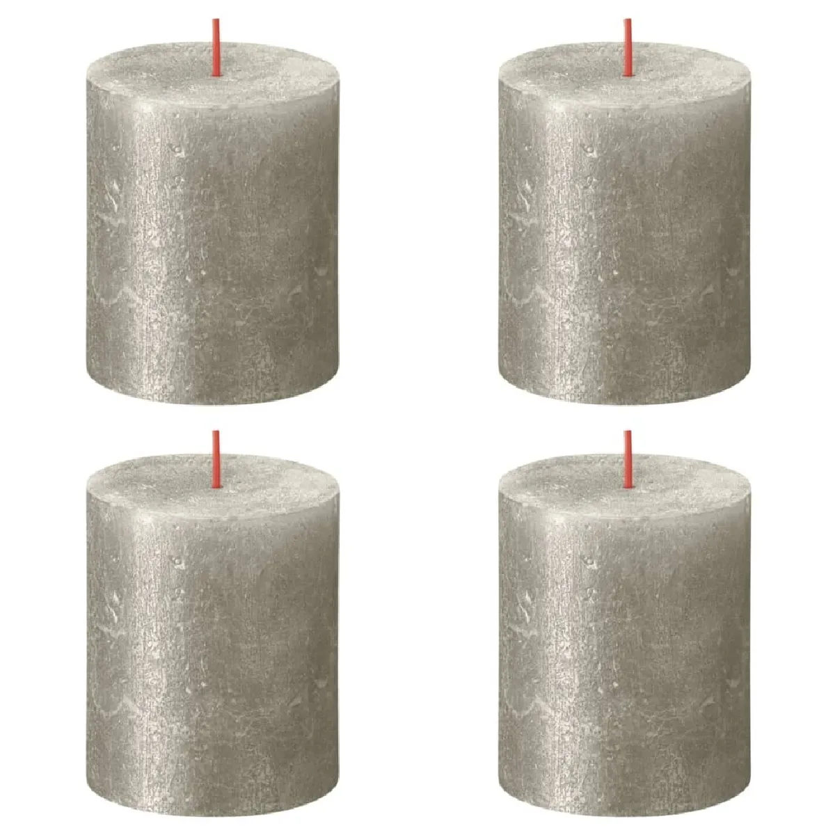 Bolsius Bougies Pilier Shimmer Champagne