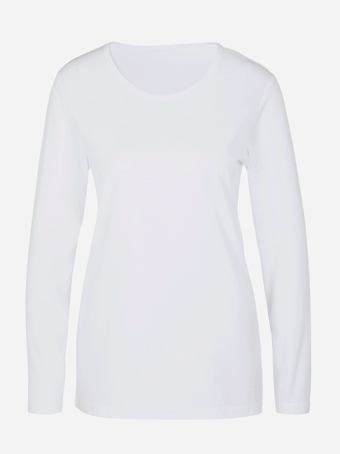 Tee-shirt uni basique à manches longues