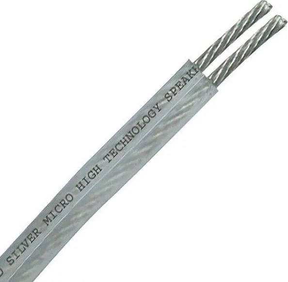 QED Micro Silver (1 m) Câbles d'enceintes au mètre