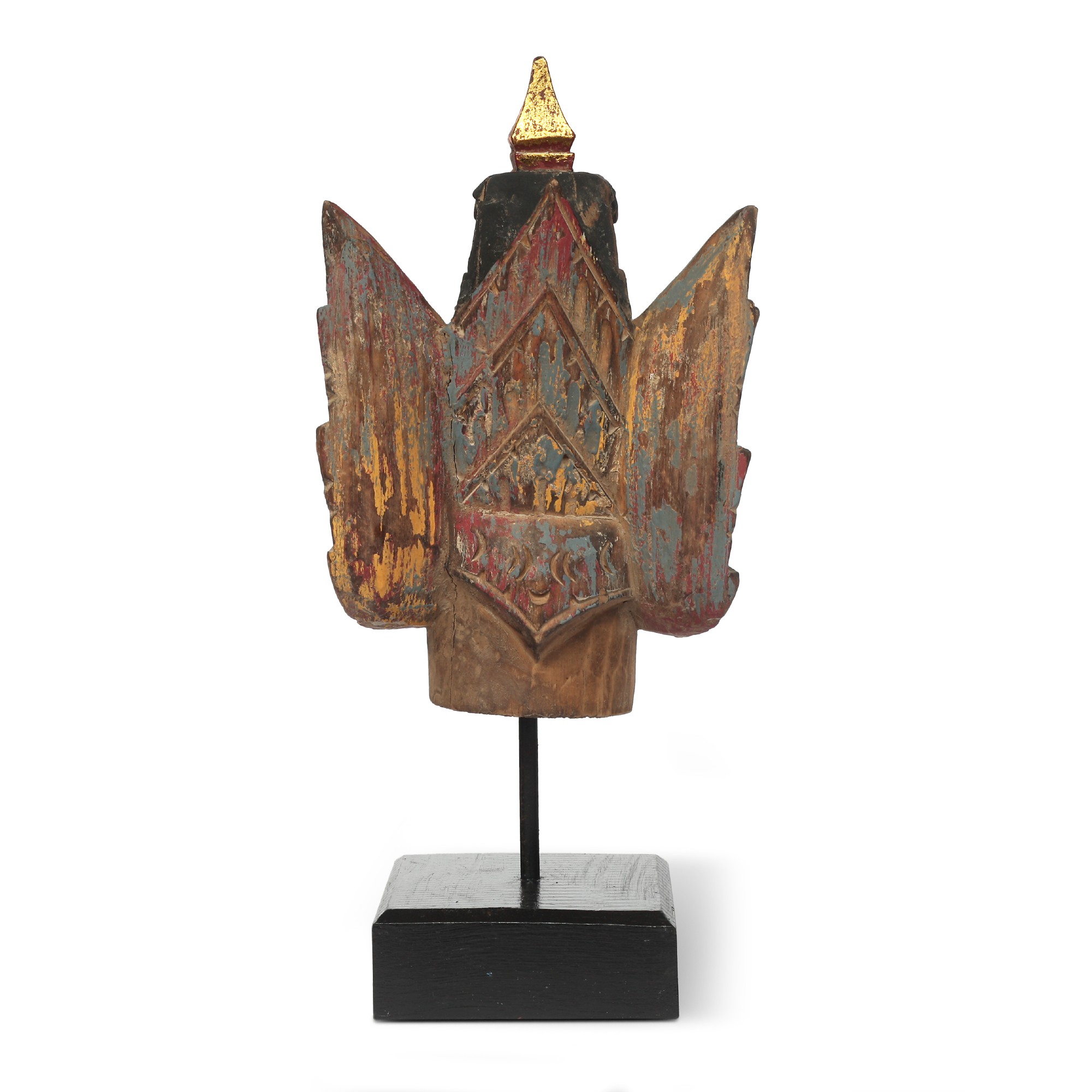 Skulptur 'Ram' auf Sockel, multicolor, H 31 cm, B 14 cm, T 11 cm von fischer's lagerhaus