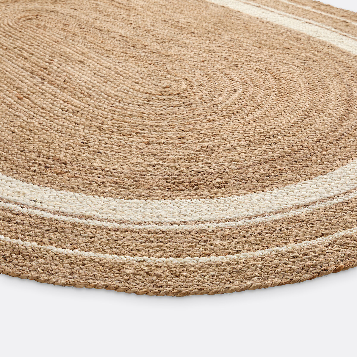 LA REDOUTE INTERIEURS<br>Tapete oval de juta, Aftas