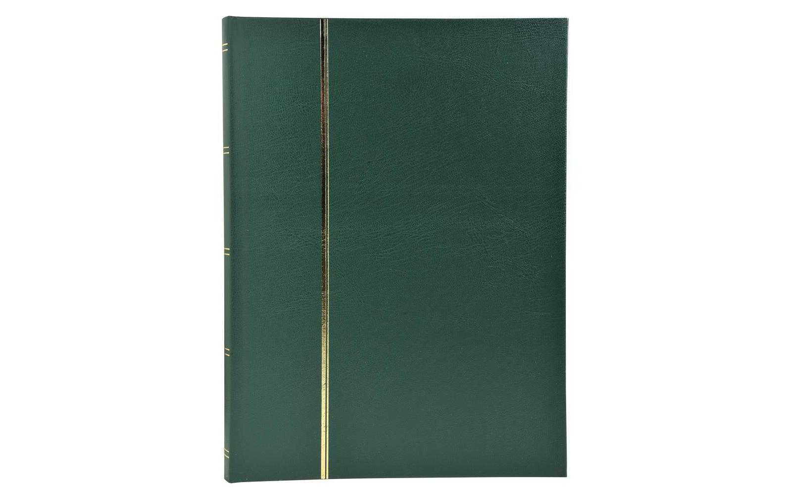 Sammelalbum Briefmarken, 22.5 x 30.5 cm, 48 Seiten, GrünAlbum zum Sammeln