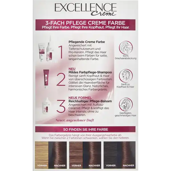 Crème Coloration 4 Mittelbraun