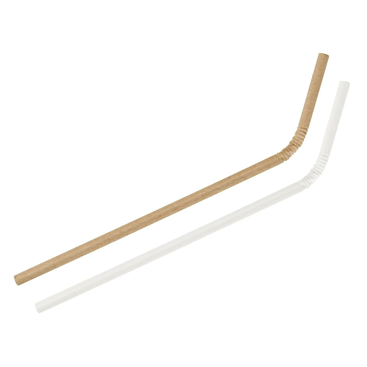 Boite de 40 pailles flexible en papier Eco Friendly Fackelmann