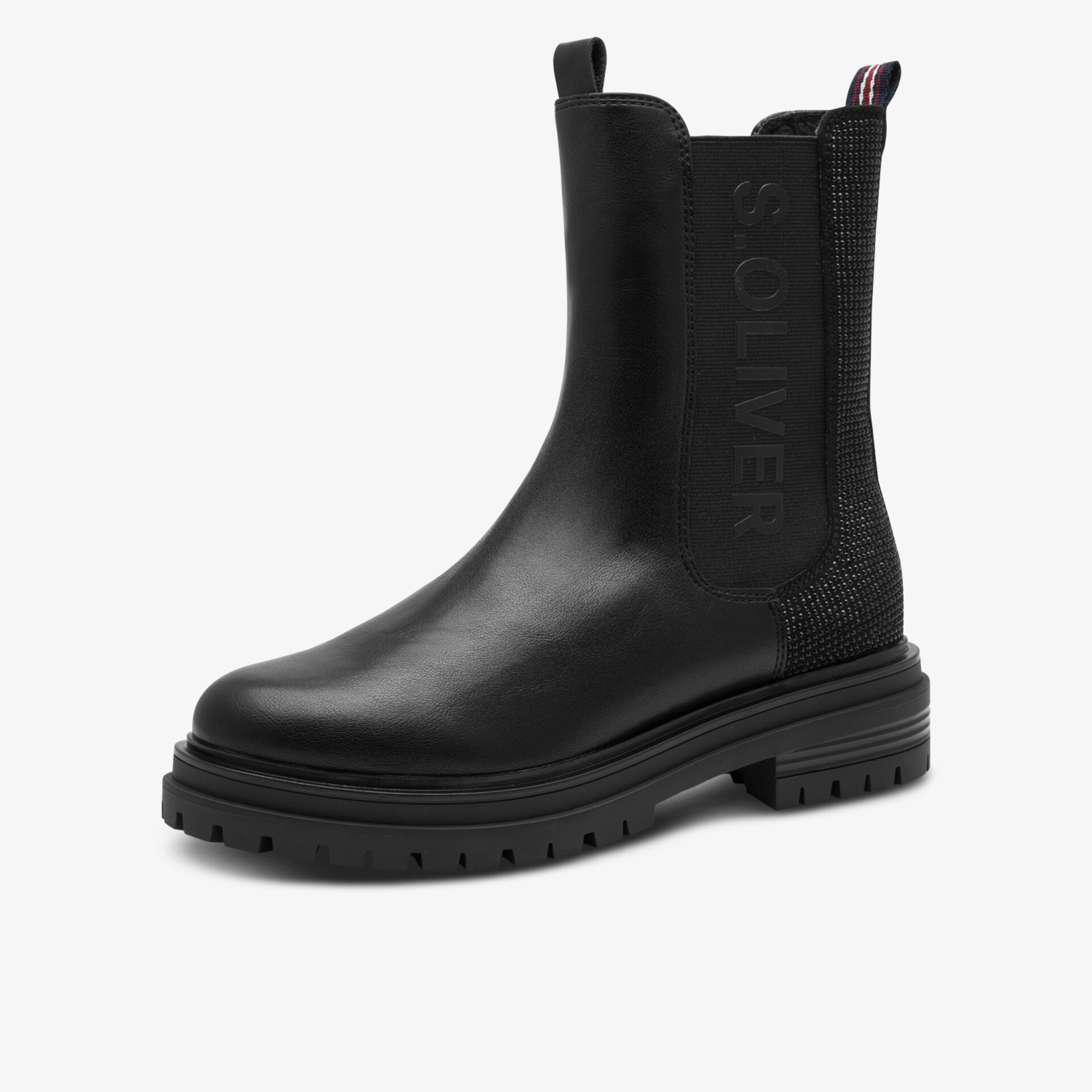 s.Oliver Damen Chelsea Boots schwarz