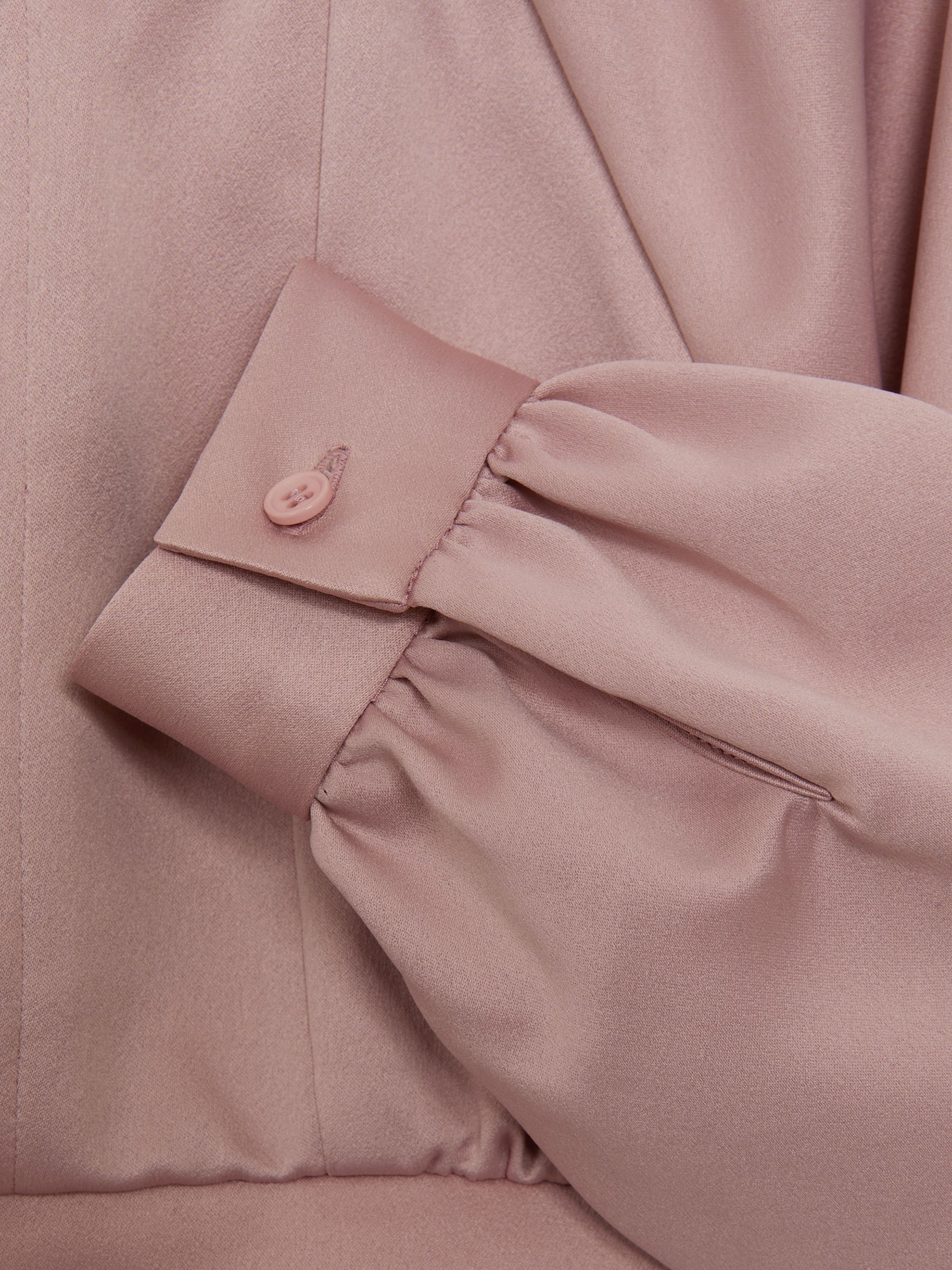 Reiss - Molly - Cropped geplooide blouse