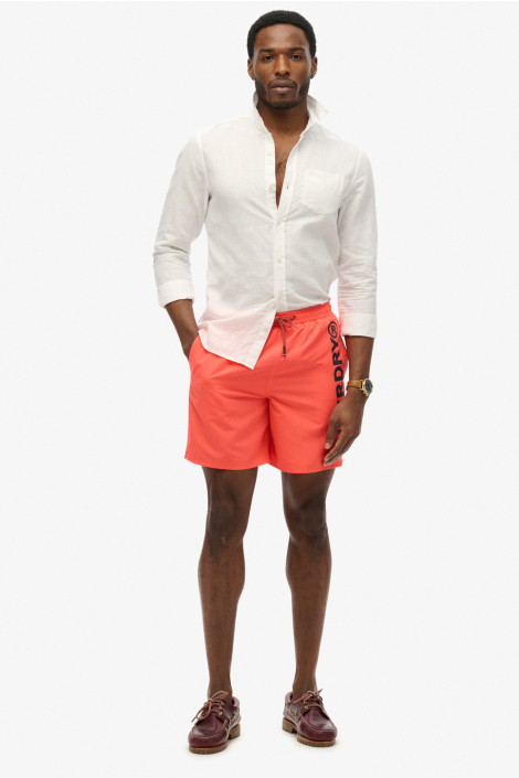 Superdry oranje heren korte broek