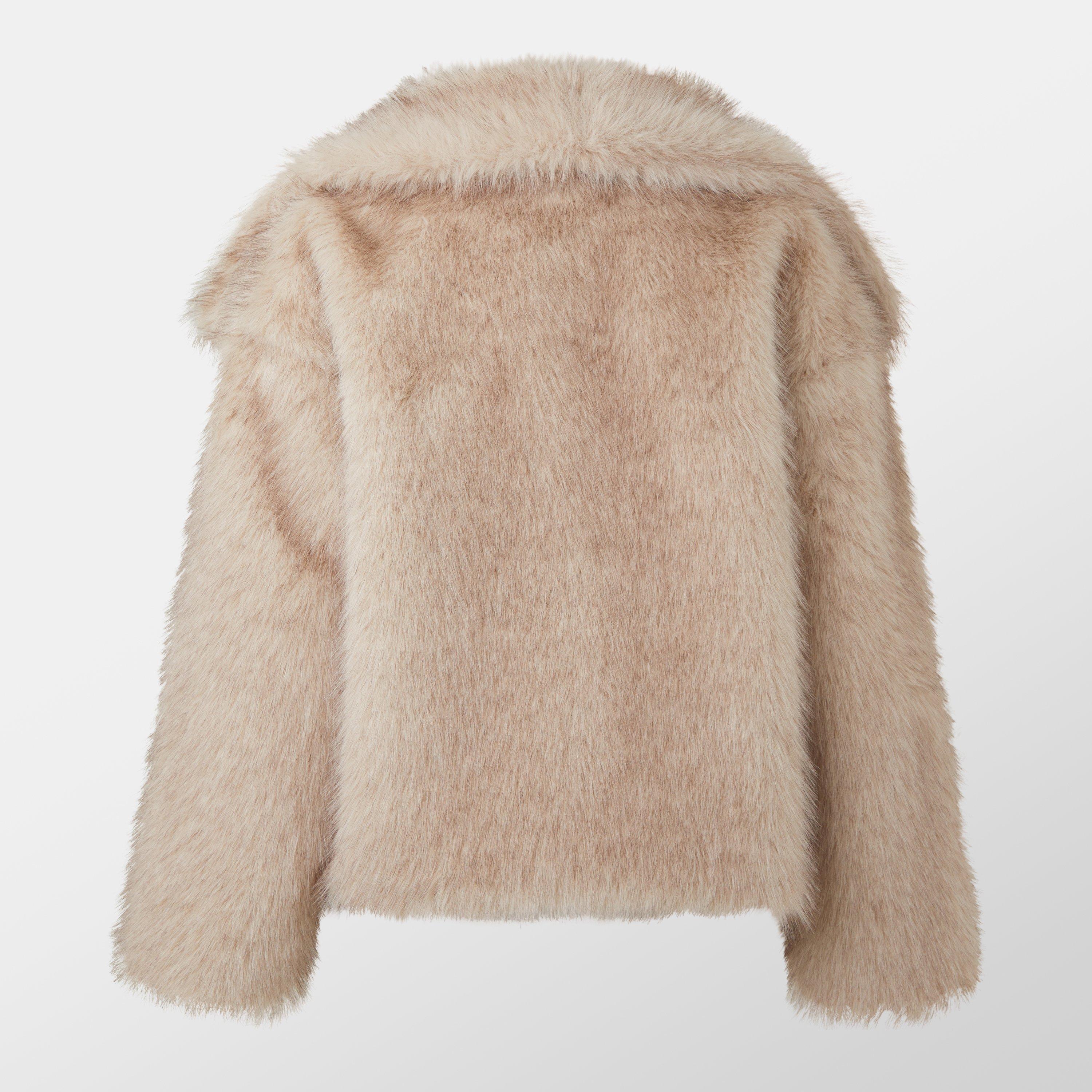 Missy Empire ME Oversized Faux Fur Coat Womens
