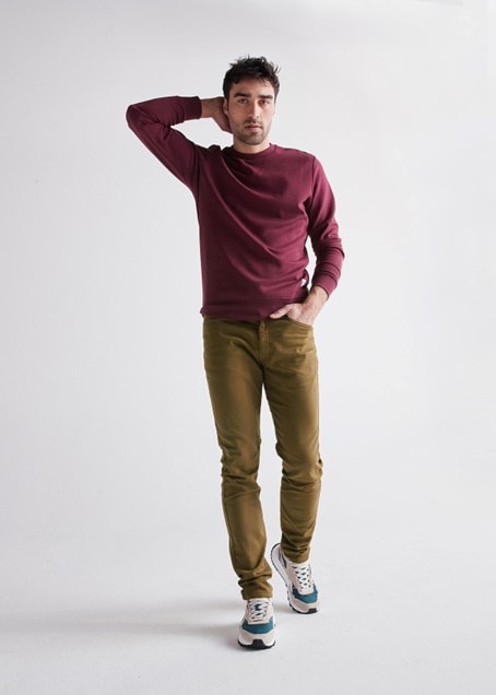 DU/ER No Sweat Pant Slim<br> Ser ut som en Chinos, men med komforten til en joggebukse!