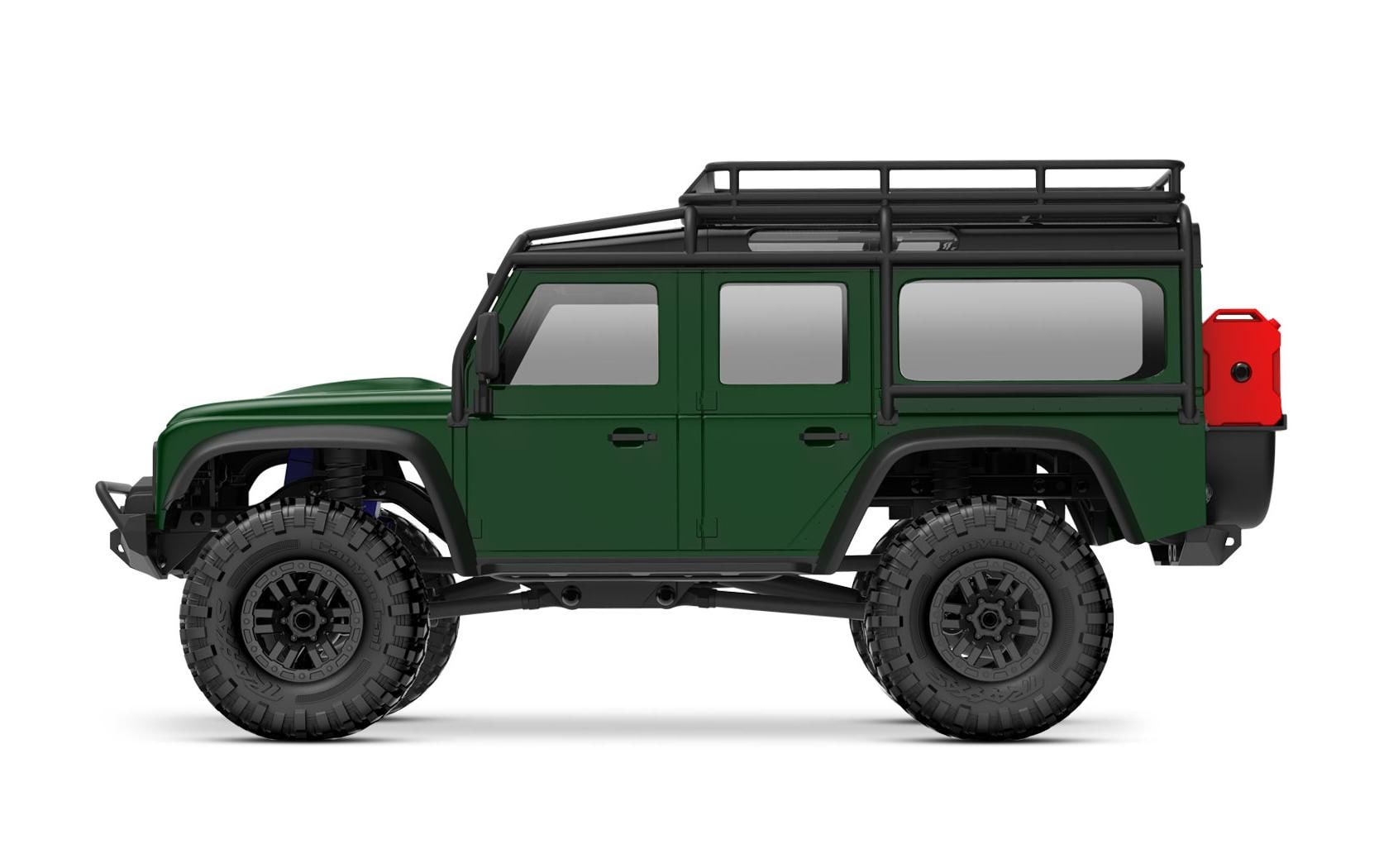 Scale Crawler TRX-4M Land Rover Defender Grün, RTR, 1:18<br>TRX-4 Performance im Mini-Format