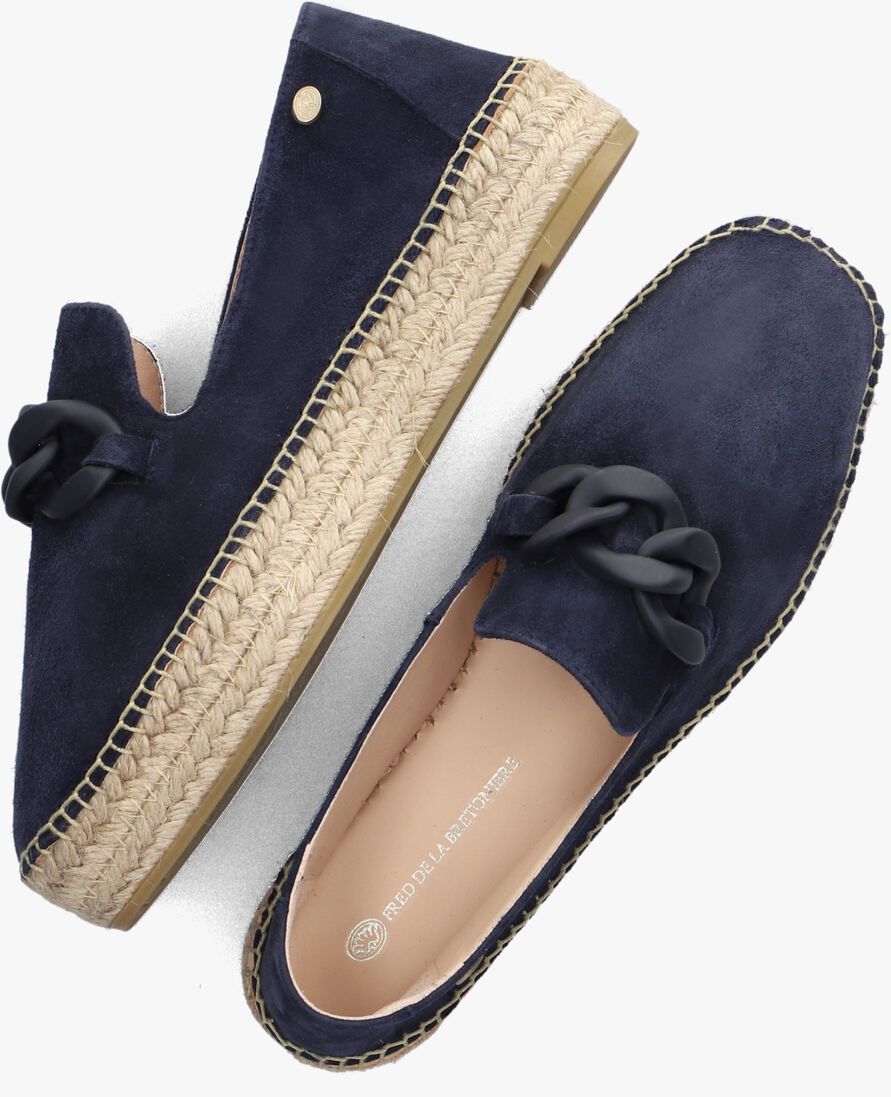 FRED DE LA BRETONIERE blauwe fred de la bretoniere espadrilles june li