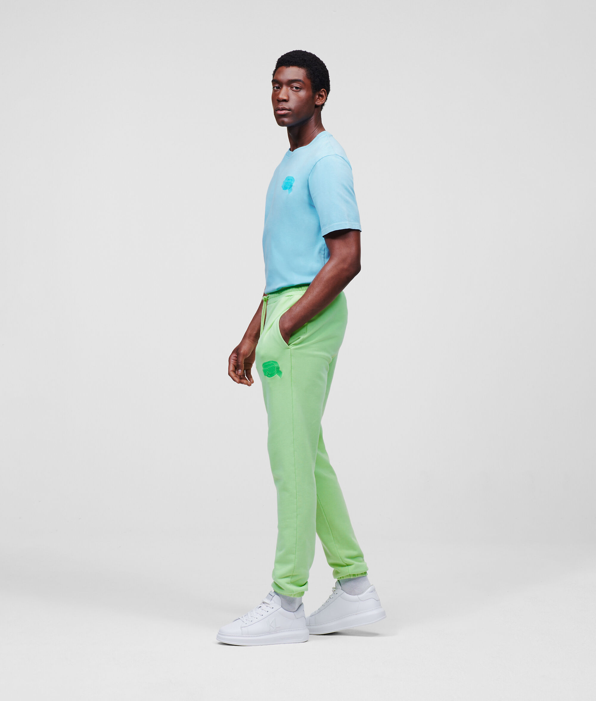 PANTALON DE JOGGING KARL IKONIK TON SUR TON