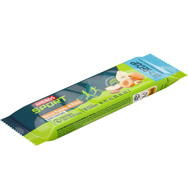 Barres énergétiques ANDROS BARRE PROTEINES POMME POIRE ABRICOT 50G
