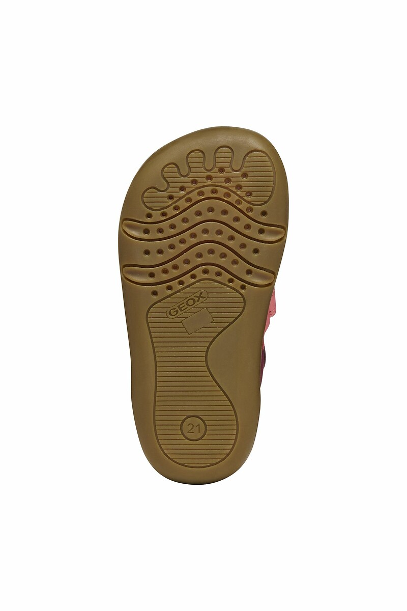 GEOX<br>Chinelo Steppieup de couro macio e cano alto