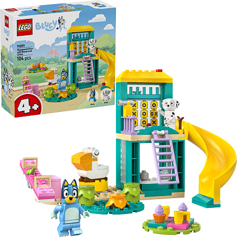 LEGO Bluey Sjov på legepladsen med Bluey og Chloe 11201
