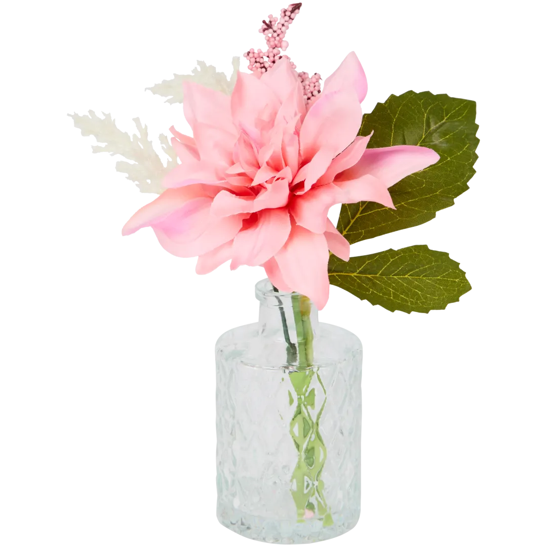 Bouquet synthétique dans vase Willow & Bloom