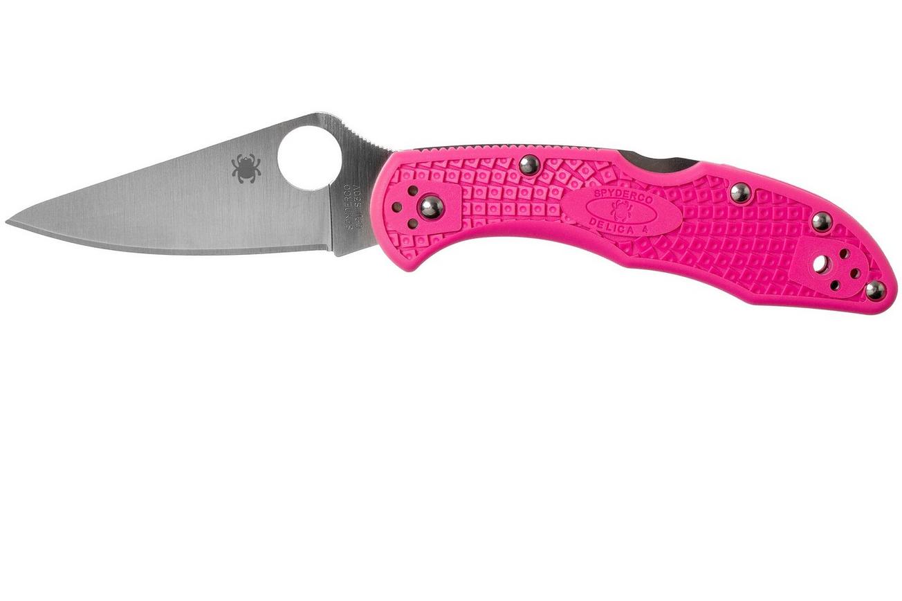 Spyderco Delica 4 Pink S30V C11FPPNS30V Pink Heals zakmes