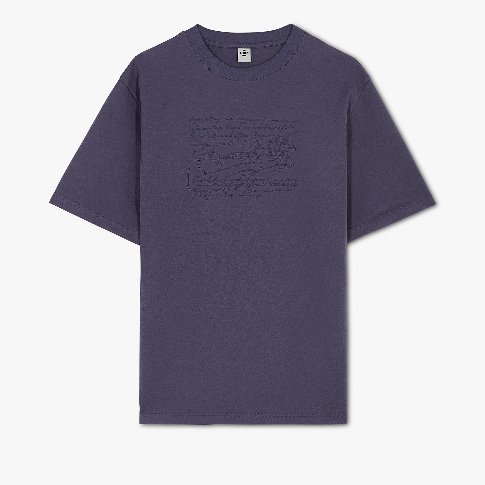 T-shirt Avec Broderie Scritto