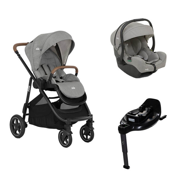 Poussette DUO Versatrax + I-Gemm 3 Pebble + Base Encore - JOIE