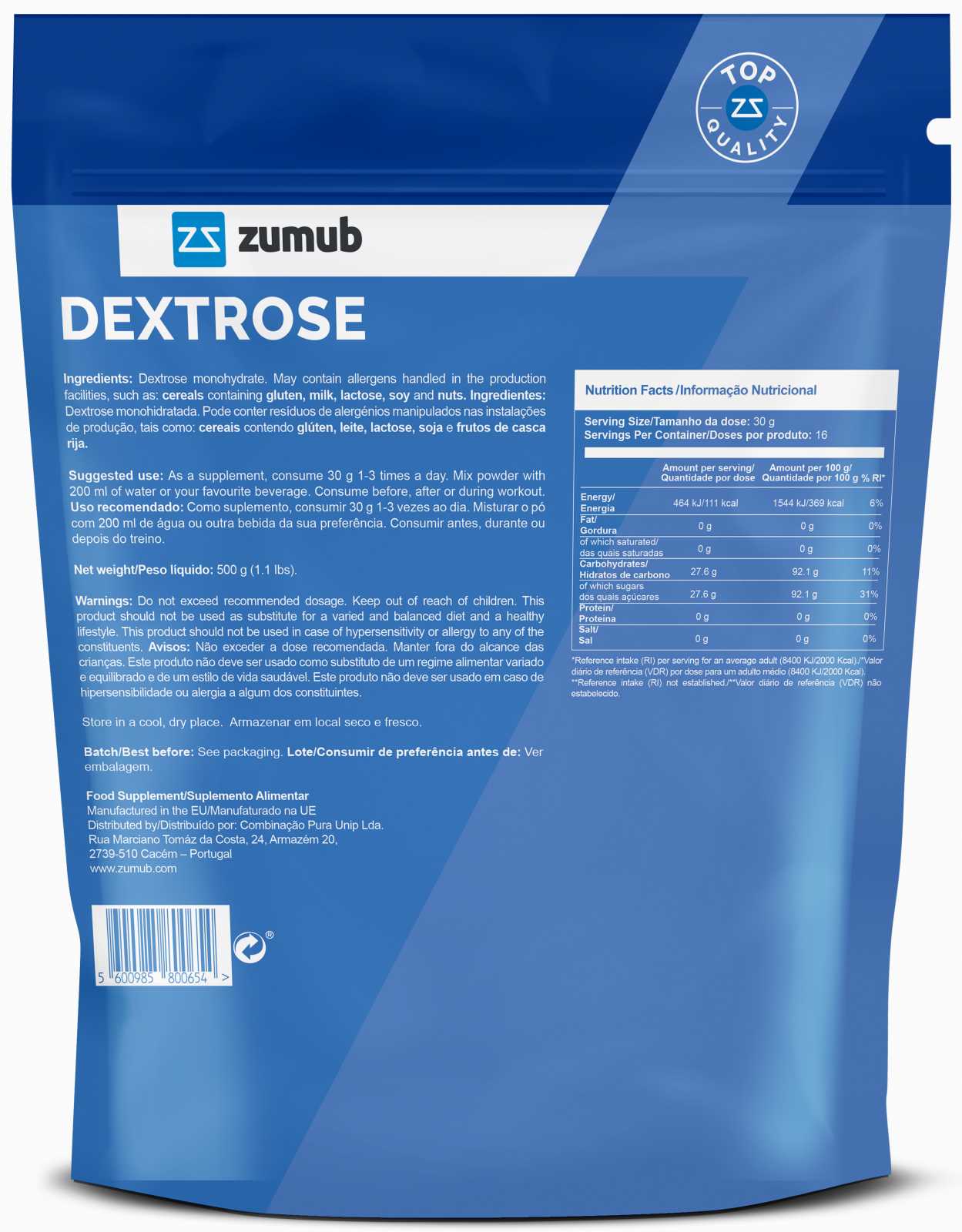 Zumub Dextrose 500mg