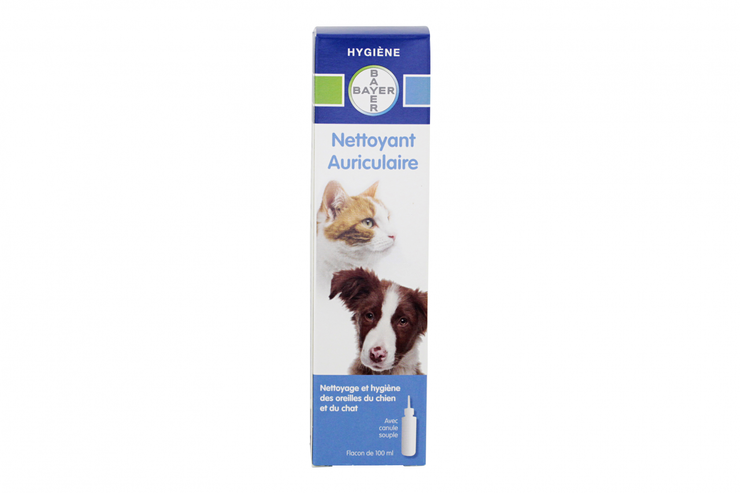 Nettoyant auriculaire chien chat 100ml