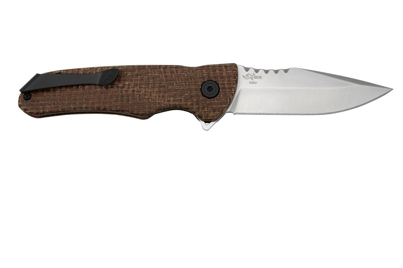 Buck Sprint Pro 0841BRS1 Burlap Micarta, zakmes