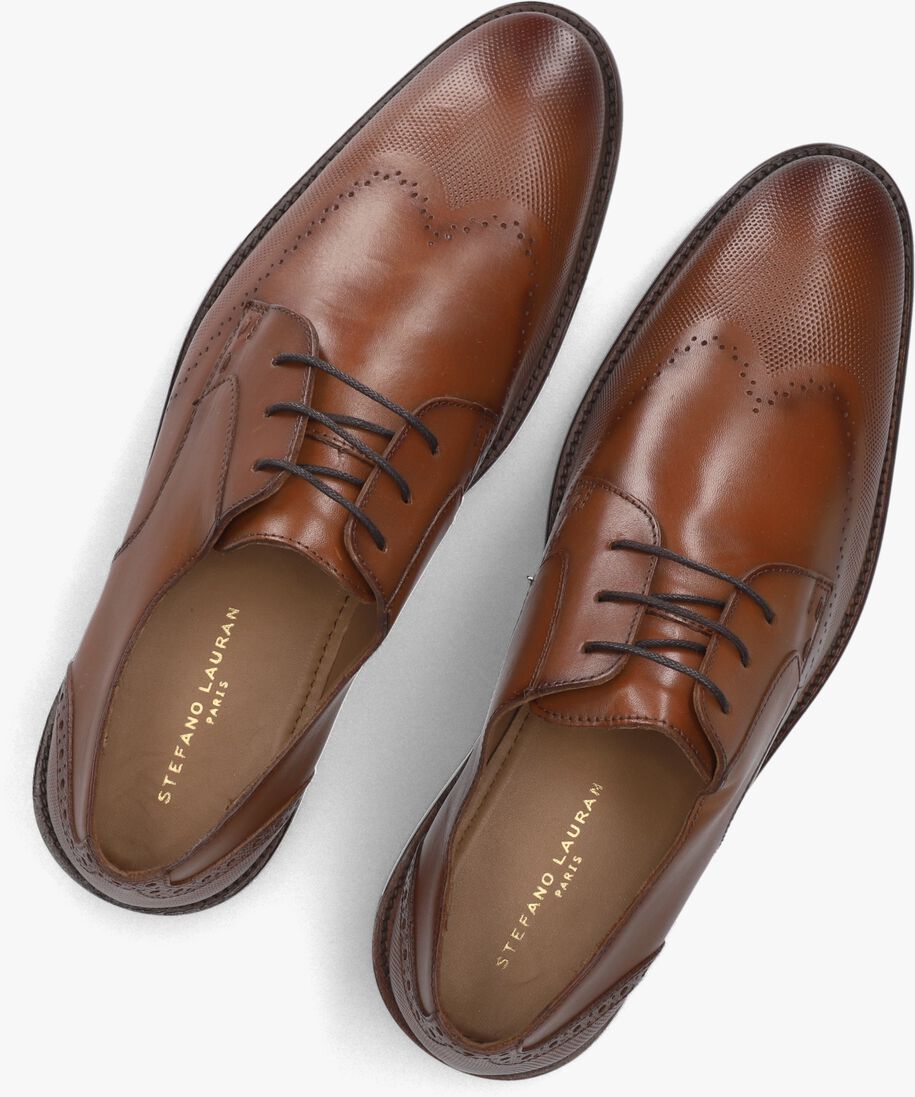 cognac stefano lauran nette schoenen msh0010098