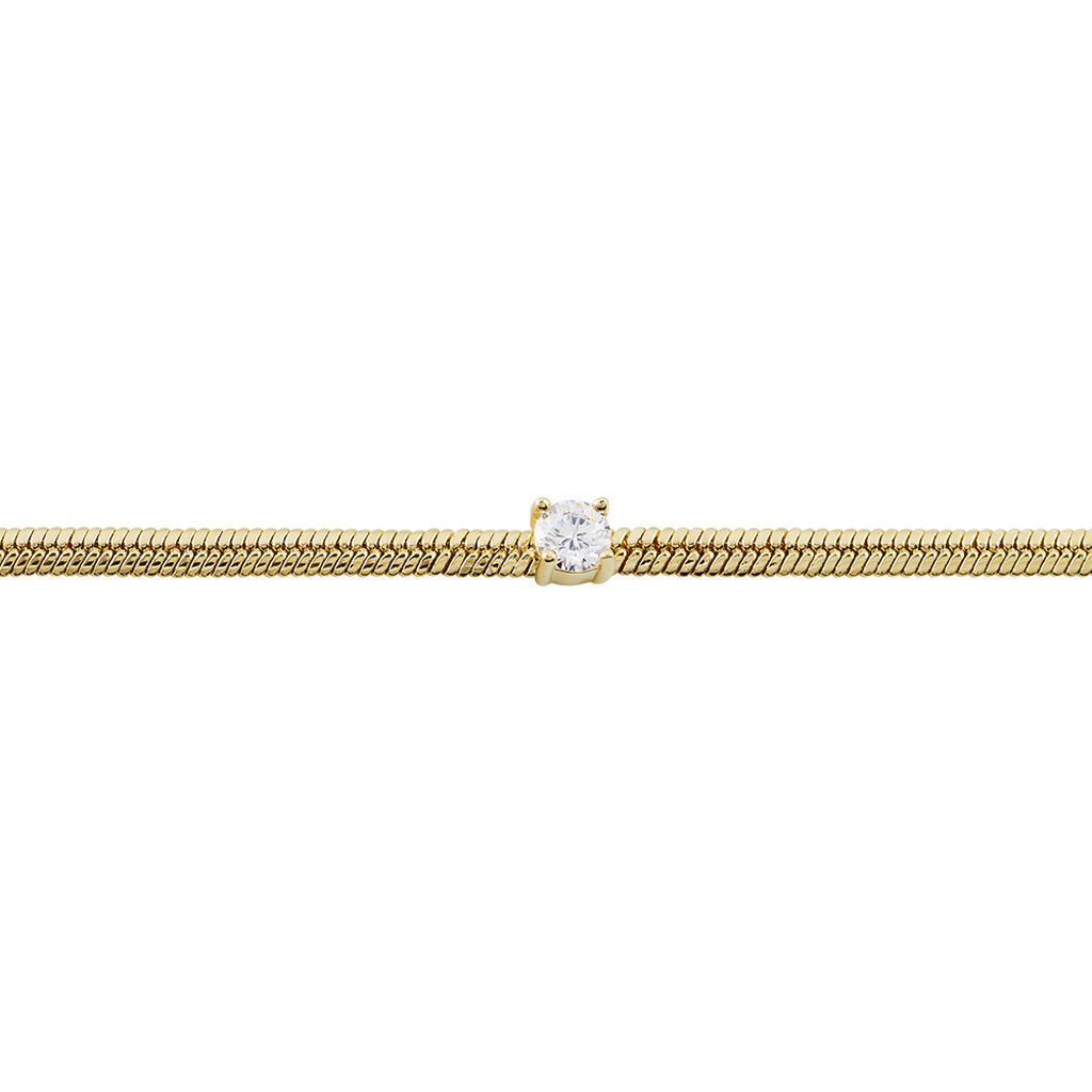 Bracelet Dosia Plaqué Or Jaune Oxyde De Zirconium