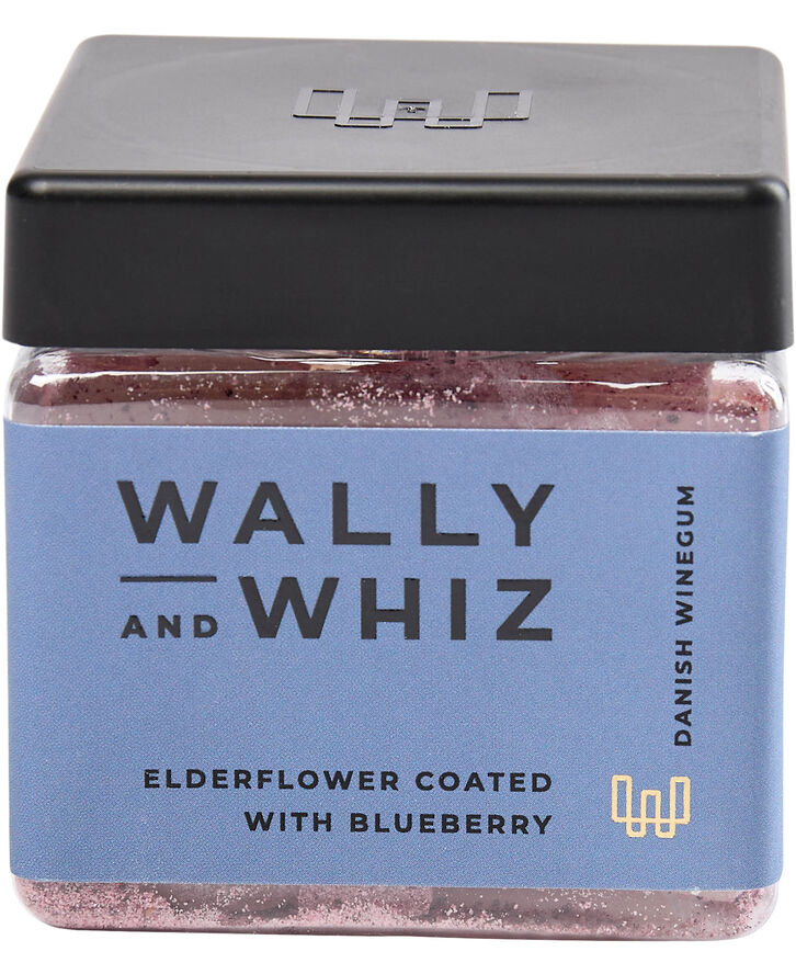Wally and Whiz Hyldeblomst med Blåbær - small cube 140 gr Blå