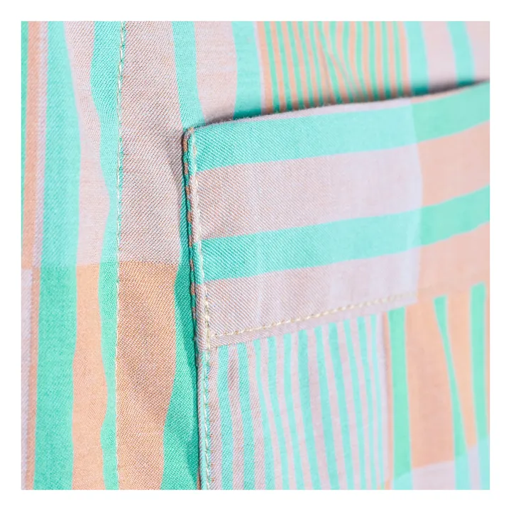 Maria de la Orden Pantalon Niza Rayures | Vert