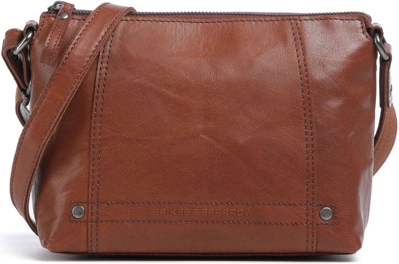 Spikes & Sparrow - Bronco Isolde - Crossbody Tas - Bruin - Leer