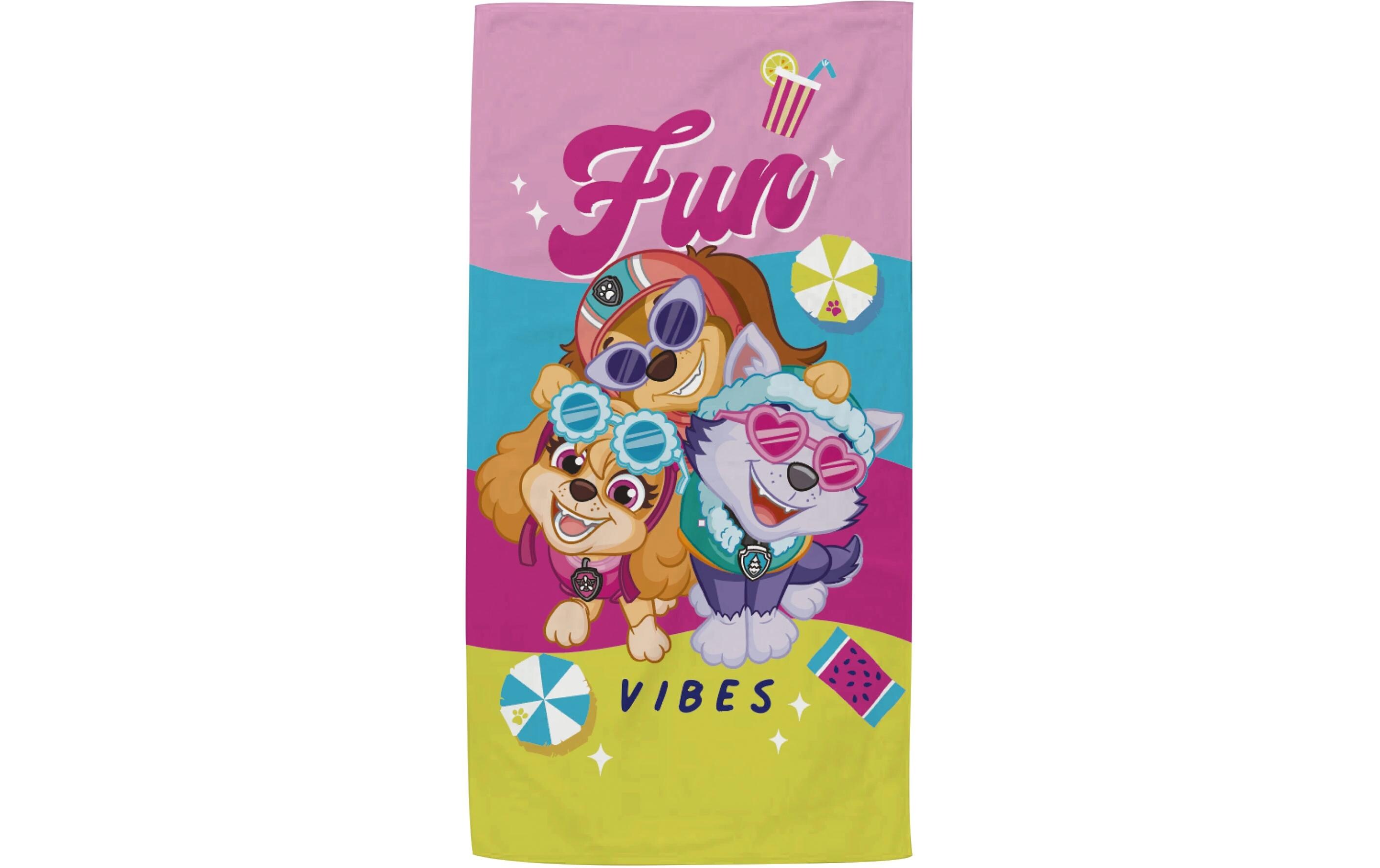 Badetuch Paw Patrol Girls 70 x 140 cm, MehrfarbigMikrofaser Strandtuch