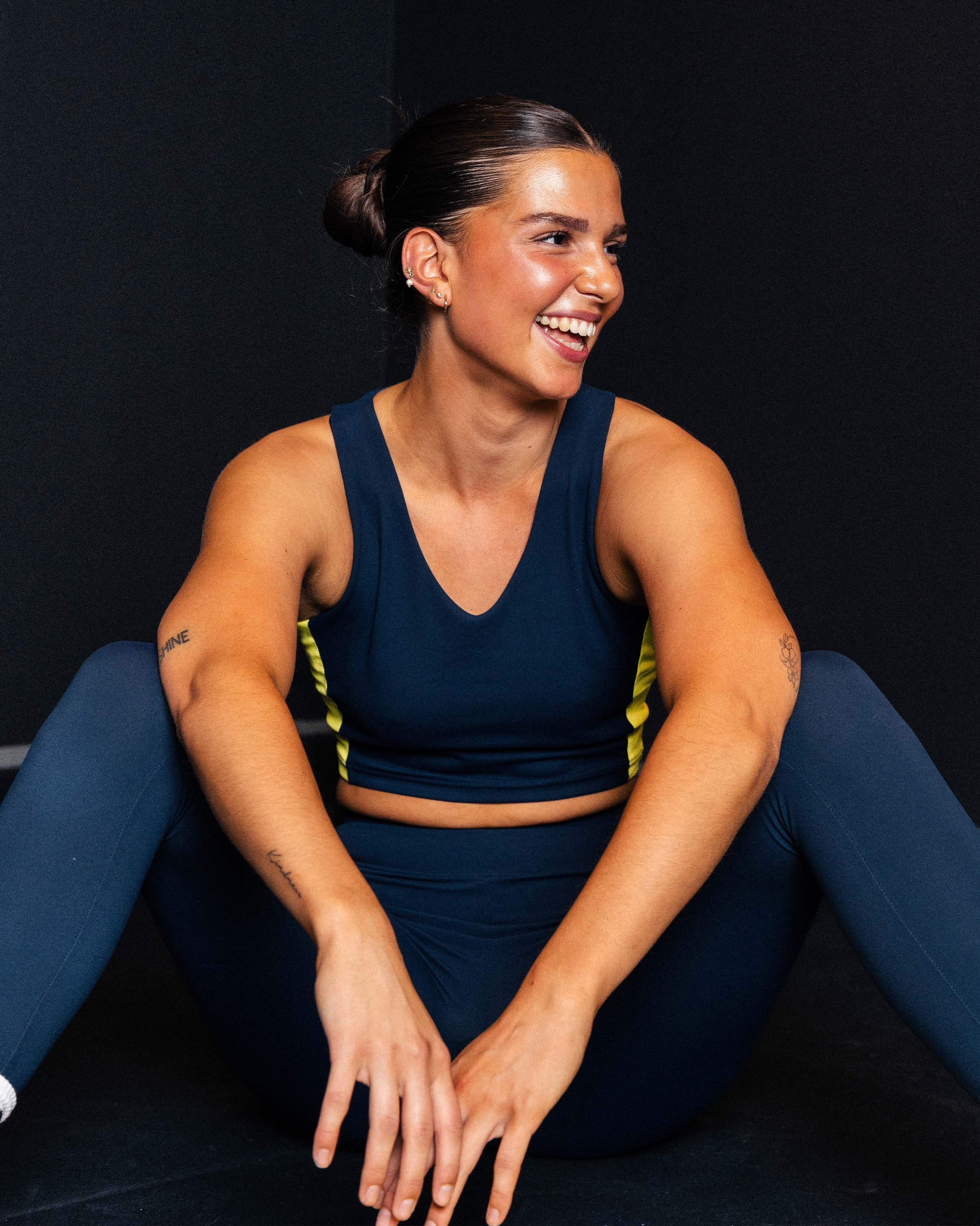 LEVITY Second-Skin Tights Navy