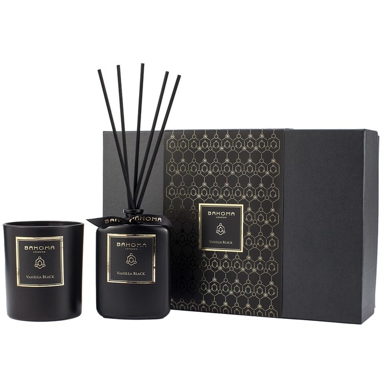 Coffret bougie & diffuseur - Vanilla black - 2 unités
